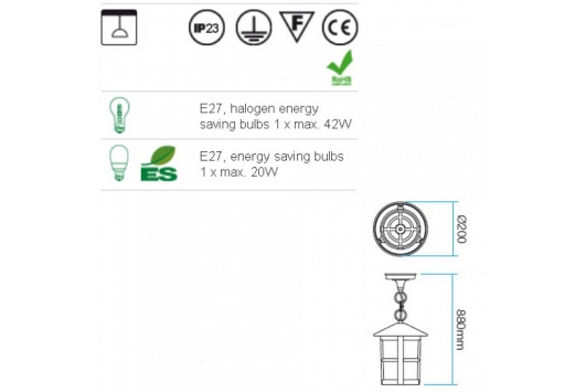 Suspensie exterior Bari